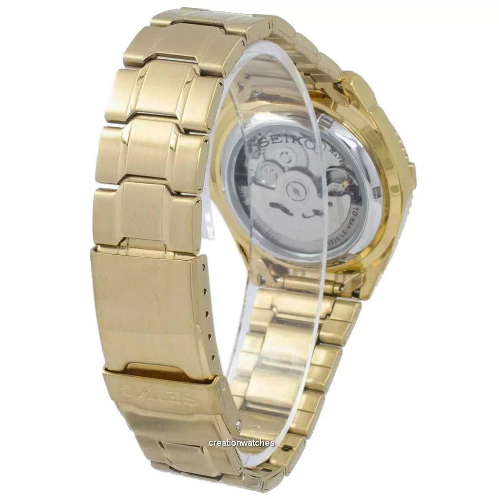 Refurbished Seiko 5 Sports Gold Dial Automatic SNZB26J1 Men's Watch