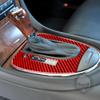 Für Mercedes-Benz CLS C219 2004–2009 Auto-Gangschaltungskasten-Panel-Aufkleber-Abdeckungs-Ordnung, Kohlefaser-Innenraum