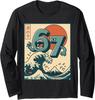 Japanese Kanagawa Wave Poster 67 Meme Design Unisex Long Sleeve T-Shirt