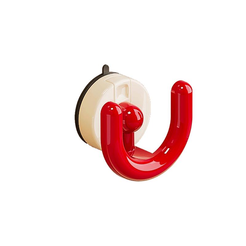 Saug-Schuhregal ohne Bohren - Wandmontierter Badezimmer-Organizer für Hausschuhe, Abnehmbare Trockenaufbewahrung Saughaken