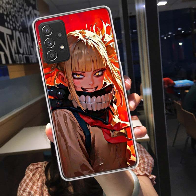 Himiko Toga Anime Phone Case for Samsung A54 A57 A37 A17 A14 A15 A12 A24 A34 A55 A35 A25 A52S A07 A05S A04S A22 A32 A72 Galaxy N
