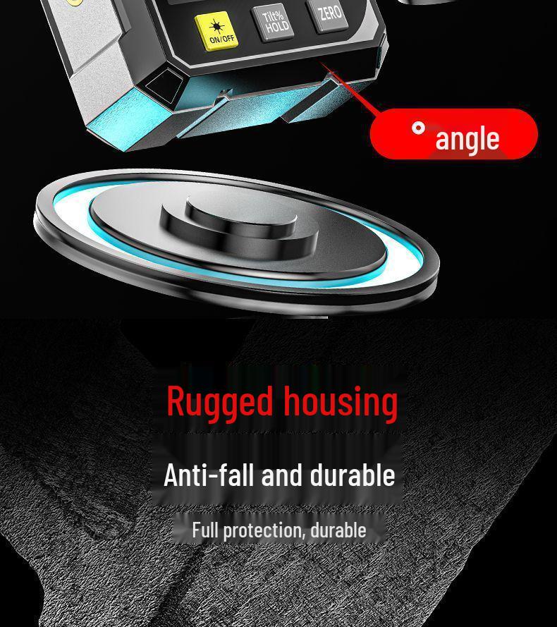 High-Precision Digital Laser Level with Angle and Slope Measurement.