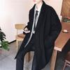 Herren Koreanischer Stil Dicke Woll-Trenchcoat - Trendy, Warm, Mittellang, Lockerer Schnitt