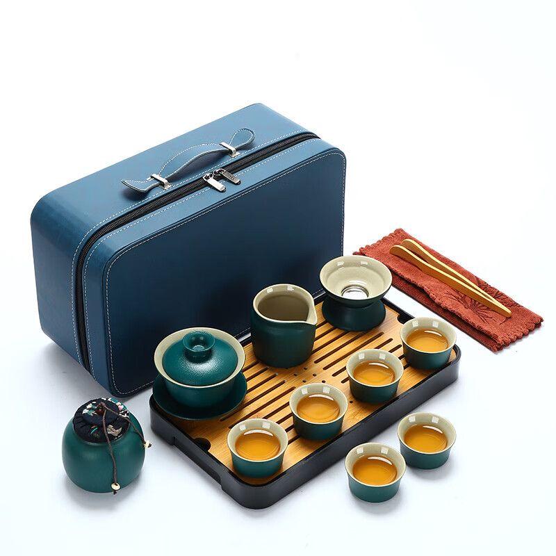 Japanese Style Portable Ceramic Tea Set