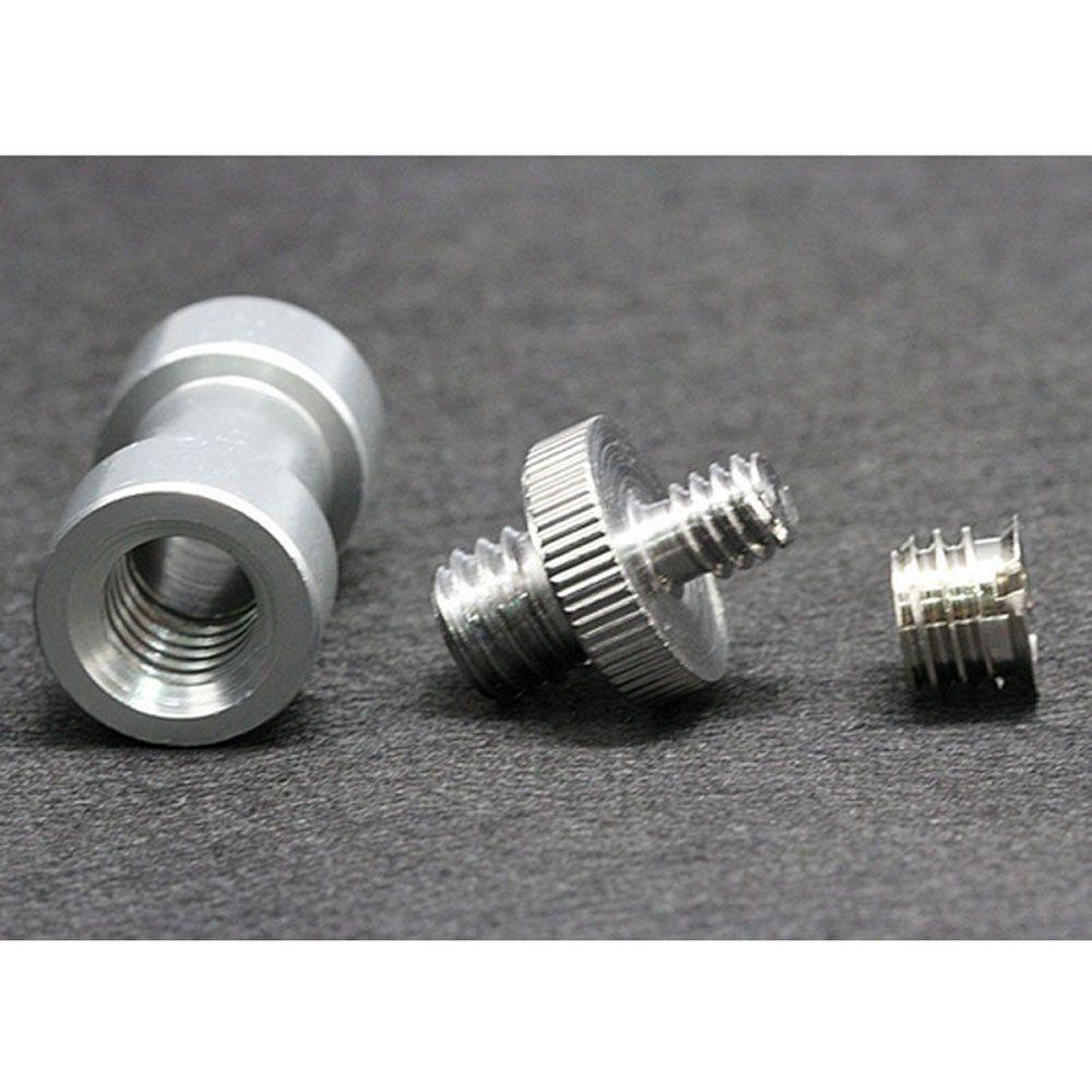 Stand 1/4"To 3/8" Camera Flash Tripod Converter Adapter Thread Screw Mount Adapter Light Stand