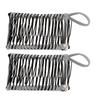 2pcs Banana Hair Clips Fashionable Stretchy Vintage Clincher Comb Tool for Women Thick Wavy Curly Hair