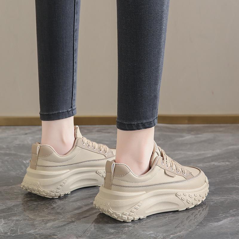Women's Sneakers Leather Canvas Breathable Vulcanized Platform Summer Women Shoes Fashion Casualot  Autumn  zapatos de mujer