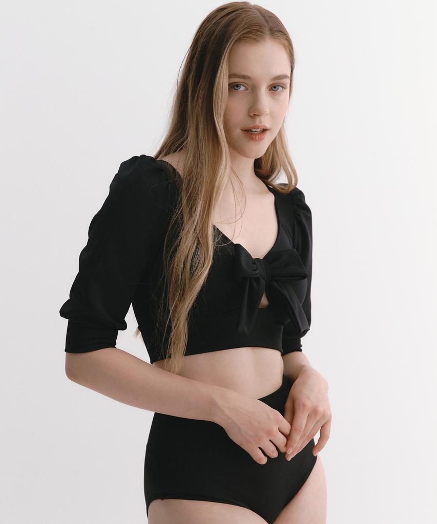 Soltipeullawo Ribbon Balloon Top Black