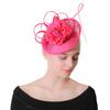 Ladies European And American Party Hair Accessories Bridal Headwear Wedding Party Rose Linen Hat