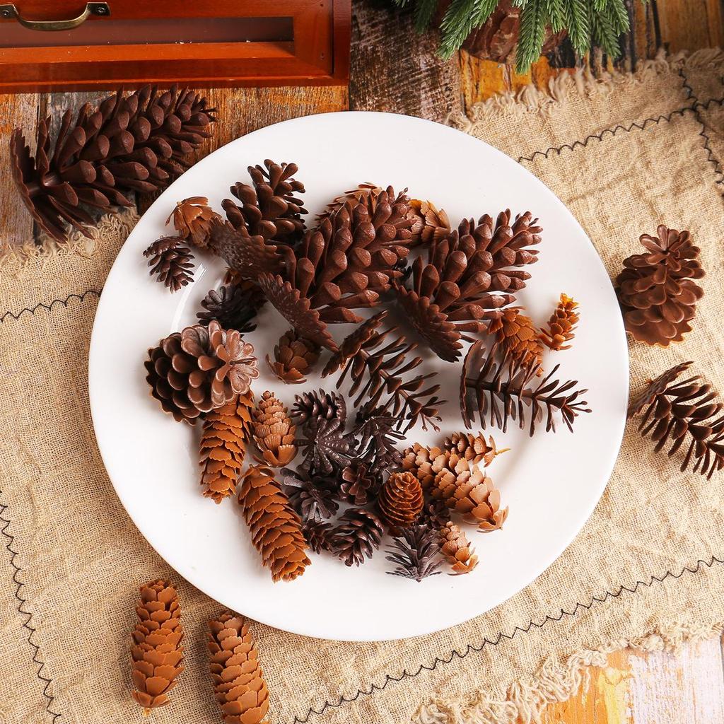Creative Pine Cone and Spruce Christmas Ornaments - DIY Decorative Pendants & Photography Props