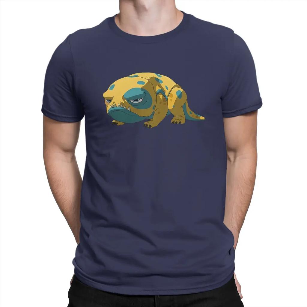 T-The Dragon Prince Cartoon Creative TShirt for Men Unhappy Round Collar Basic T Shirt Distinctive Birthday Gifts Tops