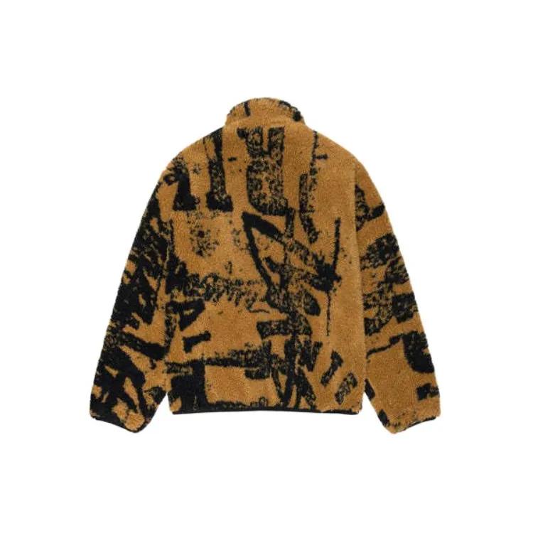 Stüssy Printed Fleece Jacket (Unisex) Velvet Jackets 118545