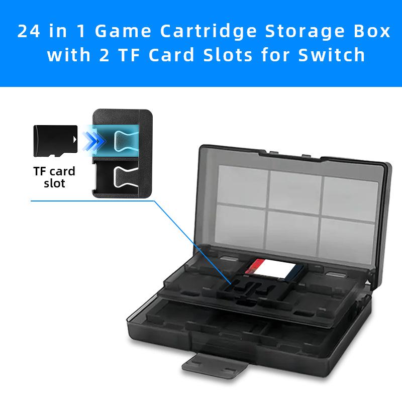 Switch Game Card Storage Box - 24 Slots