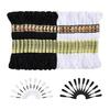 Embroidery Thread Set Embroidery Thread Embroidery Set Sewing Thread Handicraft Thread Beginner Cross Stitch Black White Length 8m Set of 24