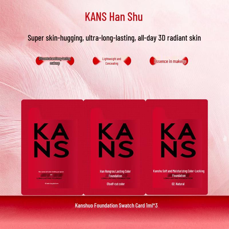 

Hanse Soft Moisturizing Long-Lasting Foundation Sample Card