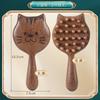 Portable Five-Claw Natural Sandalwood Massage Comb Wood Head Meridian Scalp Therapy Comb for Hair Styling and Relaxation