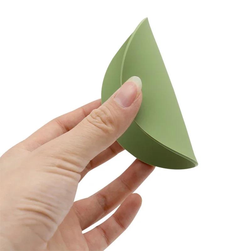 1pcs Silicone coaster and bowl mat Morandi color Nordic styleBeverage Coaster Mat Glass Hotware Decoration Tray Silicone