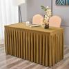 Elastic Table Cloth Hotel Conference Table Cover Meeting Room Office Flannel Rectangle Tableclover Wedding Banquet Decoration