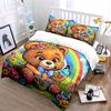 Cartoon Bear Kids Gift Set Multiple Sizes Kid'S And Adults' Bedroom Exquisite 3Pc Bedding Set, Gift