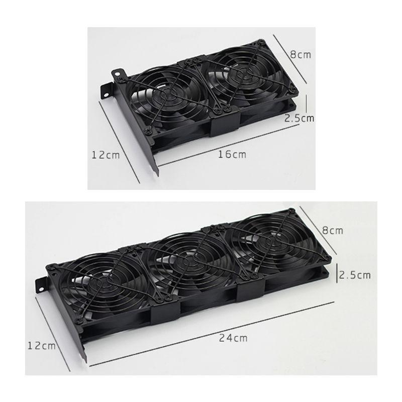 VGA Cooler Dual-Fan/ Three Fans 80mm Graphics Card Heatsink GPU Radiator Partner Ultra Universal High Speed Quiet