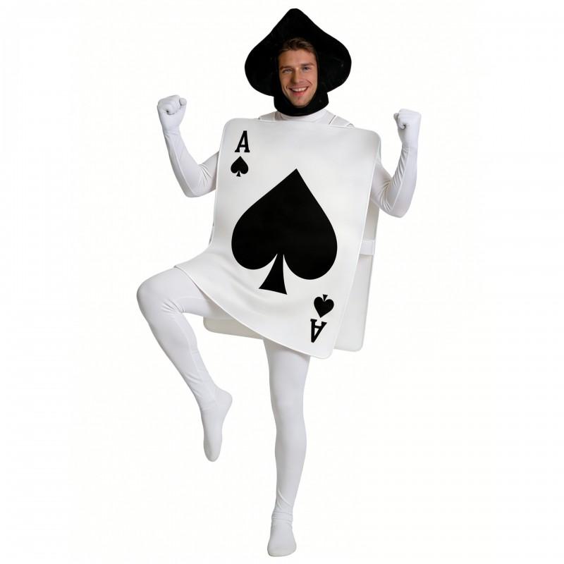 Halloween Poker Costume Kids Adult Cosplay Party Role Play Outfit