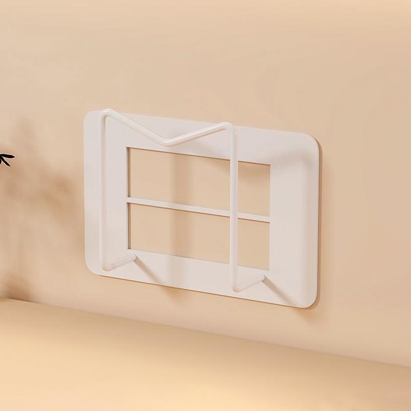 Suporte Versátil de Parede para Roteador e Set-Top Box - Prateleira de Armazenamento Multiuso Sem Furos com Ganchos Práticos
