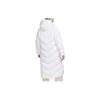Nike Solid Color Hooded Long Casual Down Jacket Women Outerwear White FD8213-100