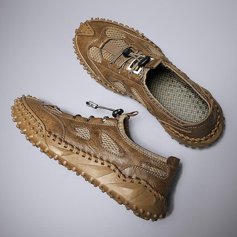Fashion Men's Walking Shoes Breathable Lightweight Casual Tennis Shoes Hollow Out Running Shoes Tenis Masculino Sandals Mens Sneakers