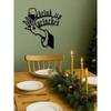 Iron Wall Art Decor Metal Sculpture Holiday Gift for Home Garden Christmas Easter