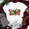 New Funny Christmas Cna Printed TShirts Fashion Women Short Sleeve Cool Summer Casual Tops Christmas Cna FeUnisex Shirt Tees