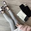 Lamb Wool Leggings Women's Outer Wear Fleece Thickened Autumn and Winter Extra Thick Thermal Cotton Pants Gray Long Johns High Waist