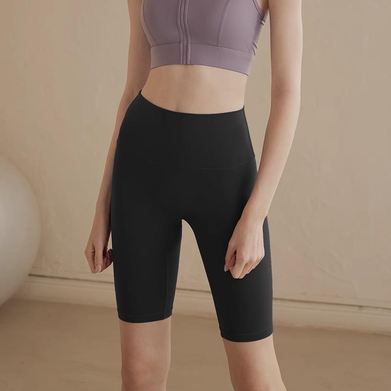 

Шорты для йоги с высокой посадкой Nude Feel - Эластичные, Подтягивающие бедра, Средней длины для бега и велоспорта Small