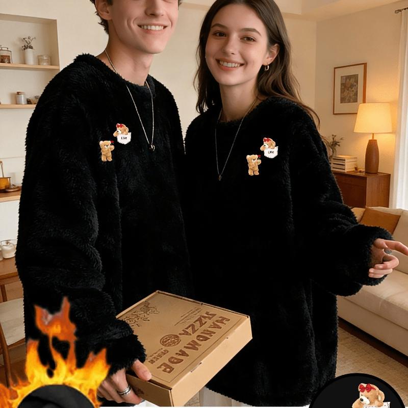 Фланелевый топ His Hers 2 шт. - Повседневный удобный комплект matching рубашек для ежедневного использования M