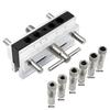 Self-Centering Doweling Jig Kit Vertical Center Puncher Pocket Hole Jig Drill Guide Woodworking Tools