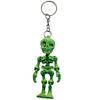 3D Printed Skeleton Keychain Pendant Joint Mobility Skeleton Stress Relief Toys Desktop Ornament Craft For Kid Halloween Gift
