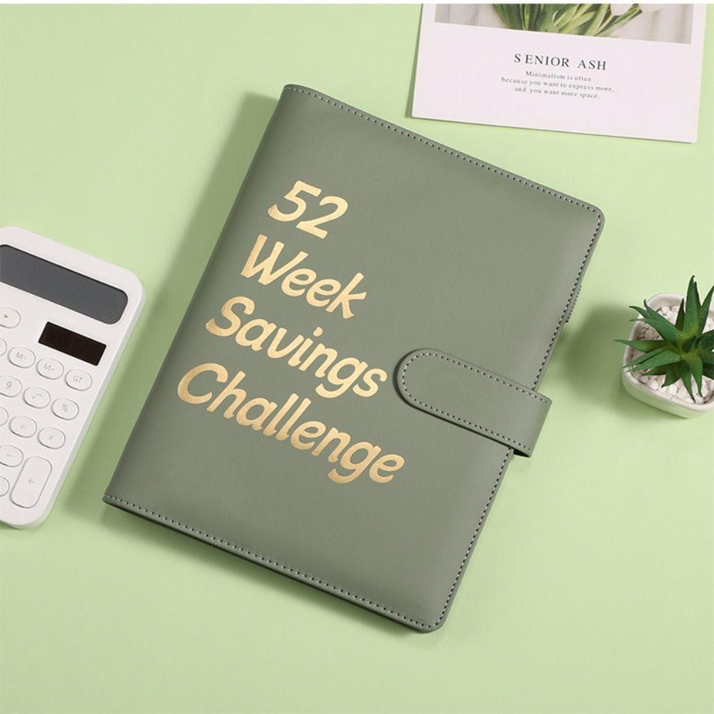 Loose Leaf Envelope Challenge Binder 52 Weeks Savings Challenge Book  Cash Envelopes
