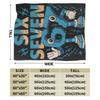 67 Six Seven 6-7 Funny Italian Brainrot Printed Blanket For Men Women Warm Cozy Fluffy Throw Blankets for Couch Multiple Sizes