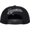 Supreme World Famous S Logo 6-Panel Black
