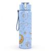 1PC Moon Star Boho Celestial Pattern Print 750ml Color Plastic Sports Water Bottle Leakproof Flip Straw Lid Suitable for Sports Office Home Use