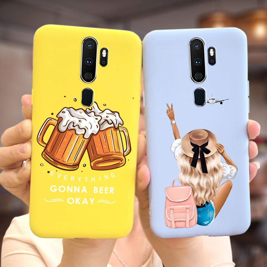 For Oppo A9 2020 Case Oppo A5 2020 Cute Fashion Cartoon Cover Soft TPU Phone Case For Oppo A11X OppoA5 OppoA9 2020 Fundas Bumper