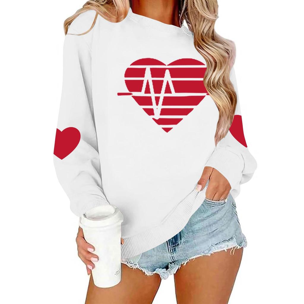 Modisches Damen Oversize Casual Daily Plus Size Langarm Kapuzensweatshirt