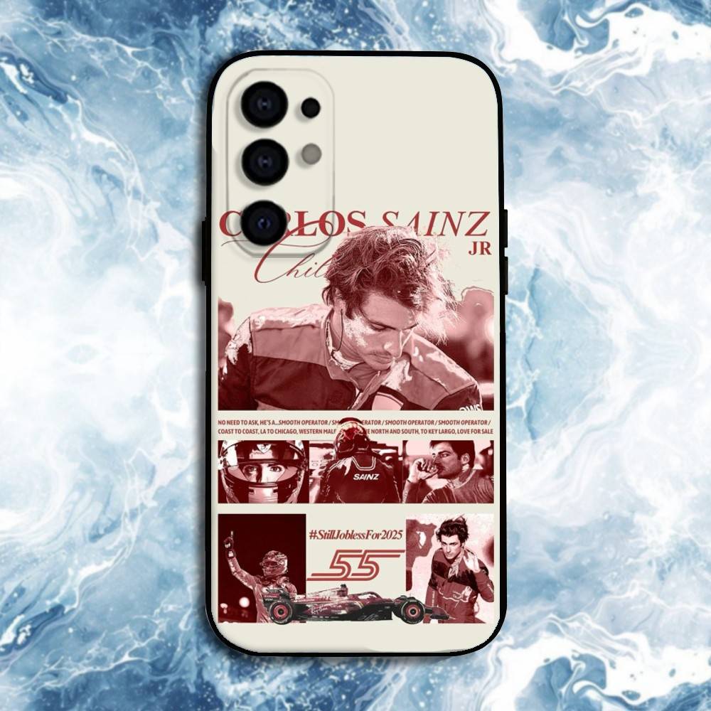 

55 C-Carlos Sainz Phone Case For Samsung S25,S24,S23,S22,S21,S20,Plus,Fe,Lite,Others Black Cover Samsung S25Plus