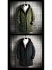Men's Winter Hooded Mid-Length Plus Size Warm Coat
