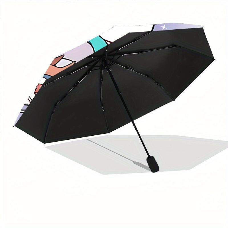 1pc Dragon Cloud Automatic Open/close Folding Umbrella, Compact Portable Travel Umbrella, Durable Construction yy250809091