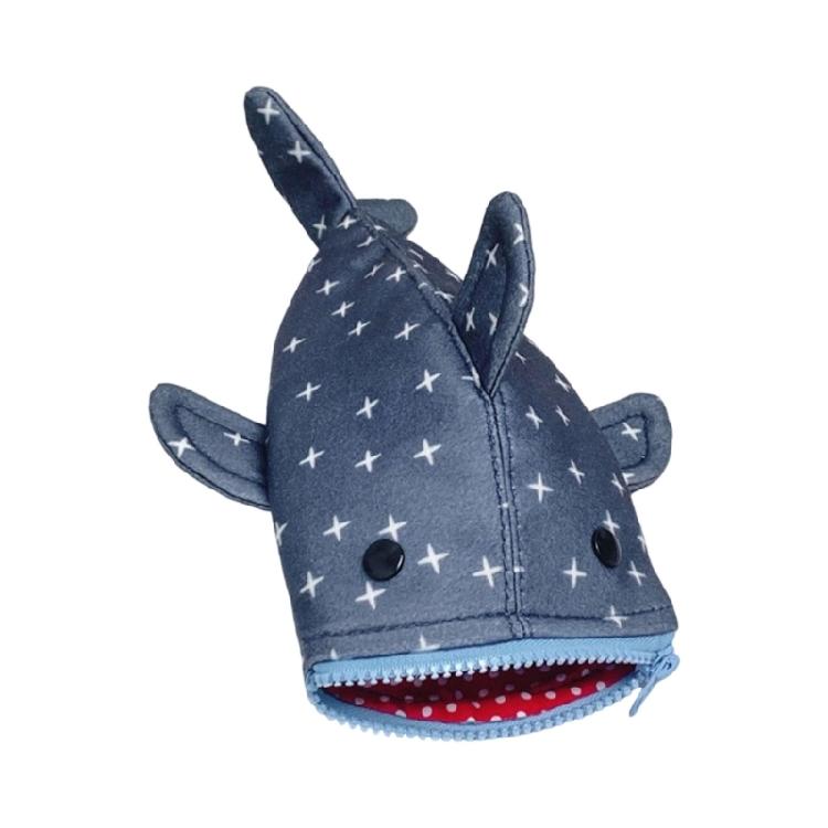 

Shark Shaped Pencil Pouches Canvas Pencil Case Large Capacity Pencil Organiser For School Office Travel and Daily Use 1
