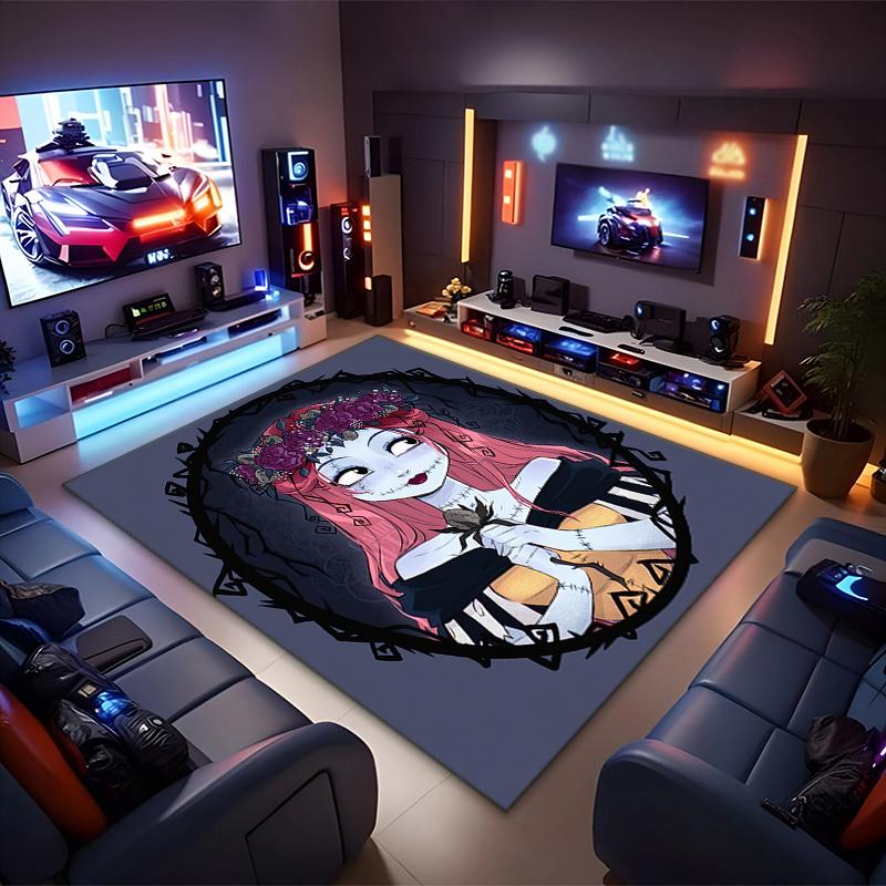 1PC The Nightmare Before Christmas Rug - Home Decoration Carpet For Living Room Bedroom Flooring Computer Chair Area Rug