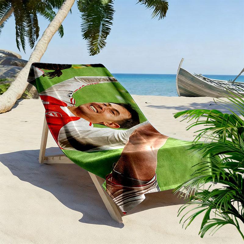Zubimendi Print Beach Towel, Large Soft Quick Dry Towel for Beach Camping Swimming