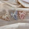 Women's Pearl Ribbon Mini Clip-on Hairpin