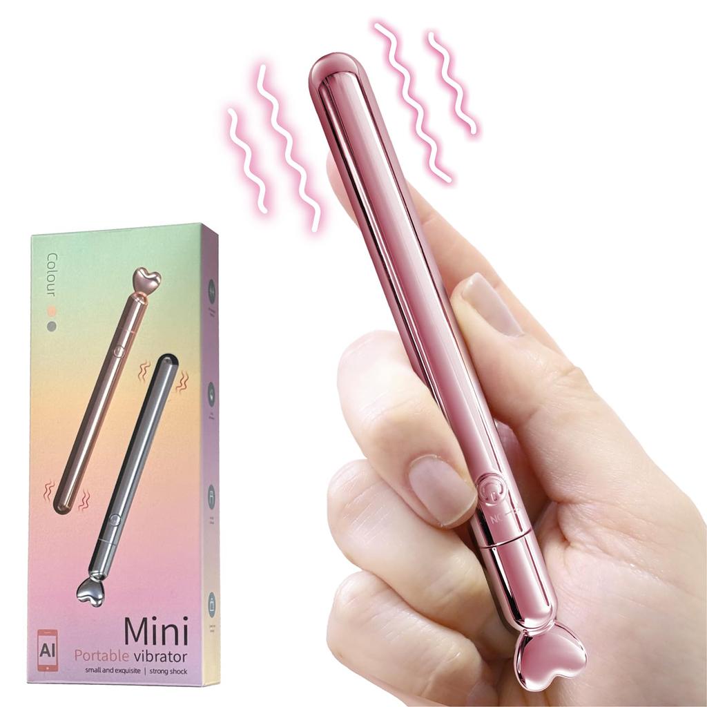 Electric Thin powerful electric massager Adult adult vibration mini vibrator [Secret Massager] vibrator, popular, [skin-friendly material, waterproof]