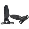 2 Pieces Electric Bike Footrests Repair Parts Attachment Black Pedal Board
